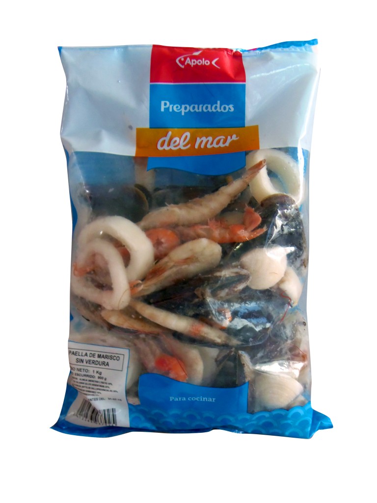 paella de mariscos sin verduras Mariscos Apolo