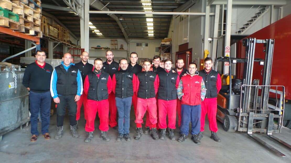 Equipo de camaristas de Congelados Apolo