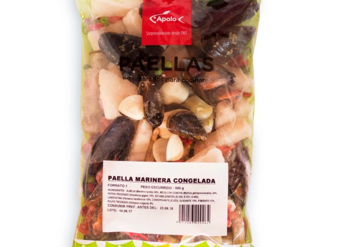 paella marinera congelada