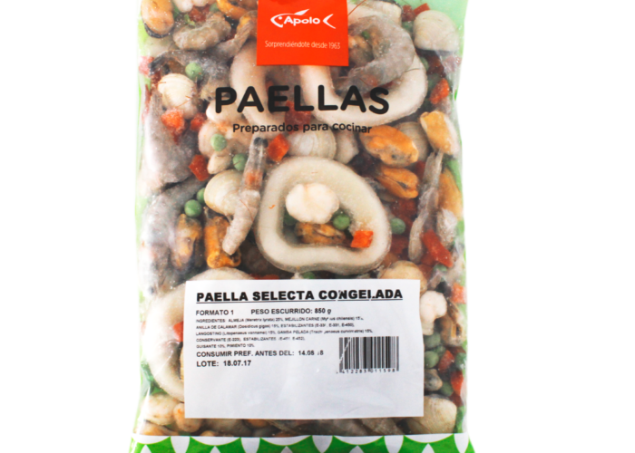 Paella selecta congelada
