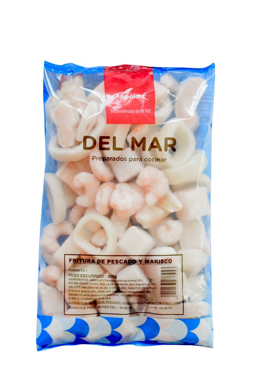 Preparado Fritura de pescado congelado