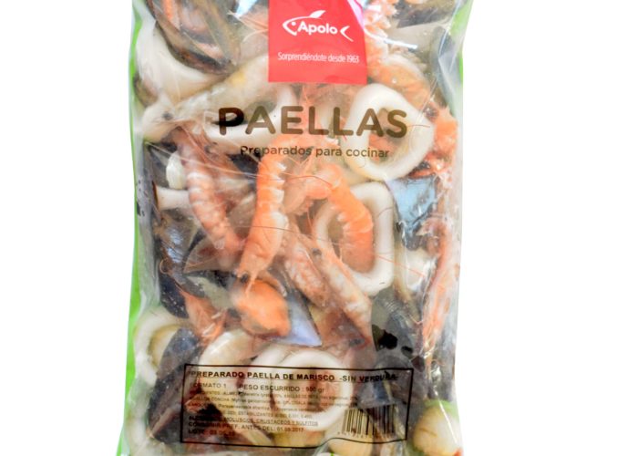 Paella de marisco de Apolo