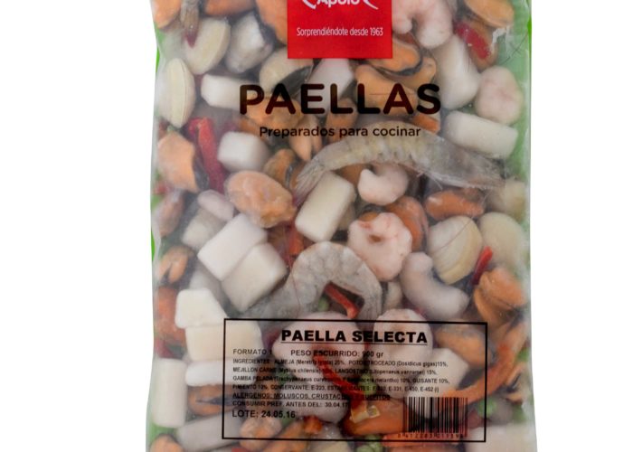 Paella selecta congelada Preparados congelados Apolo