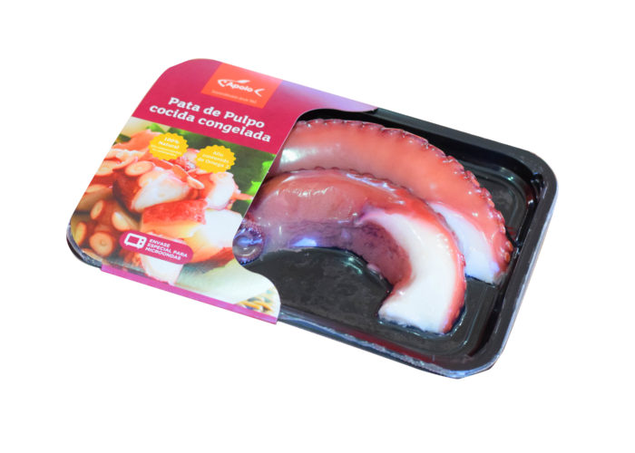 Bandeja de 2 Patas de pulpo congeladas Apolo
