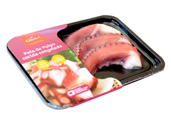 Bandeja de 3 Patas de pulpo congeladas Apolo
