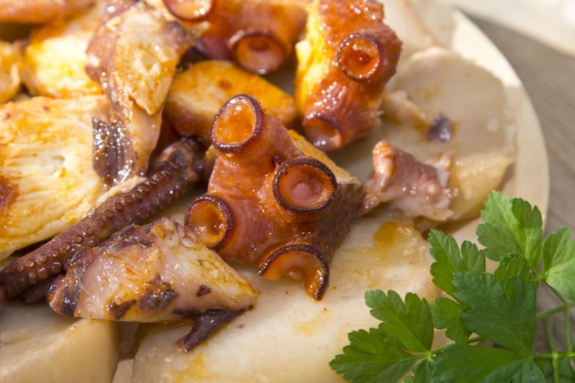 Receta de Pulpo con Patatas - Pulpo Crudo Congelados Apolo