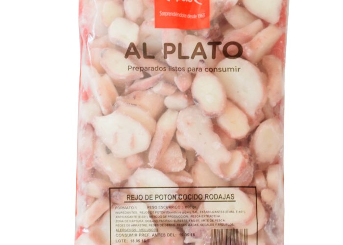 Rejos de Potón cocidos y congelados Apolo