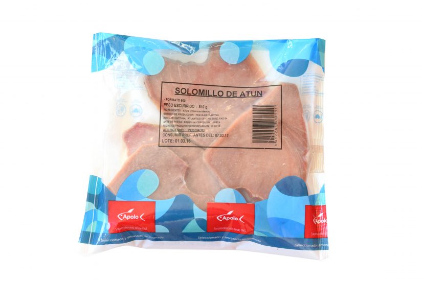 Solomillo de Atún congelado Apolo