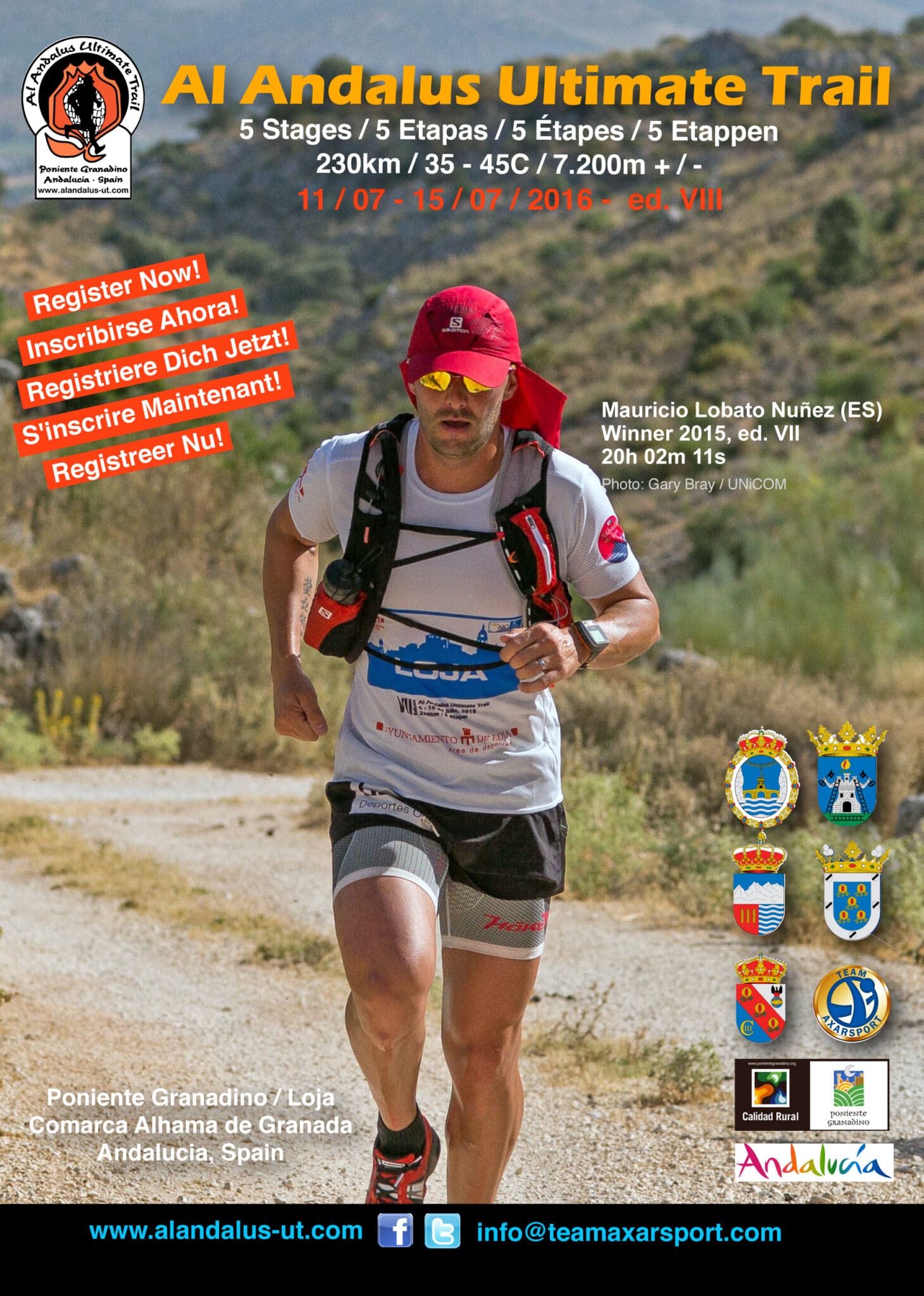 Cartel 8ª Edición Al Andalus Ultimate Trail