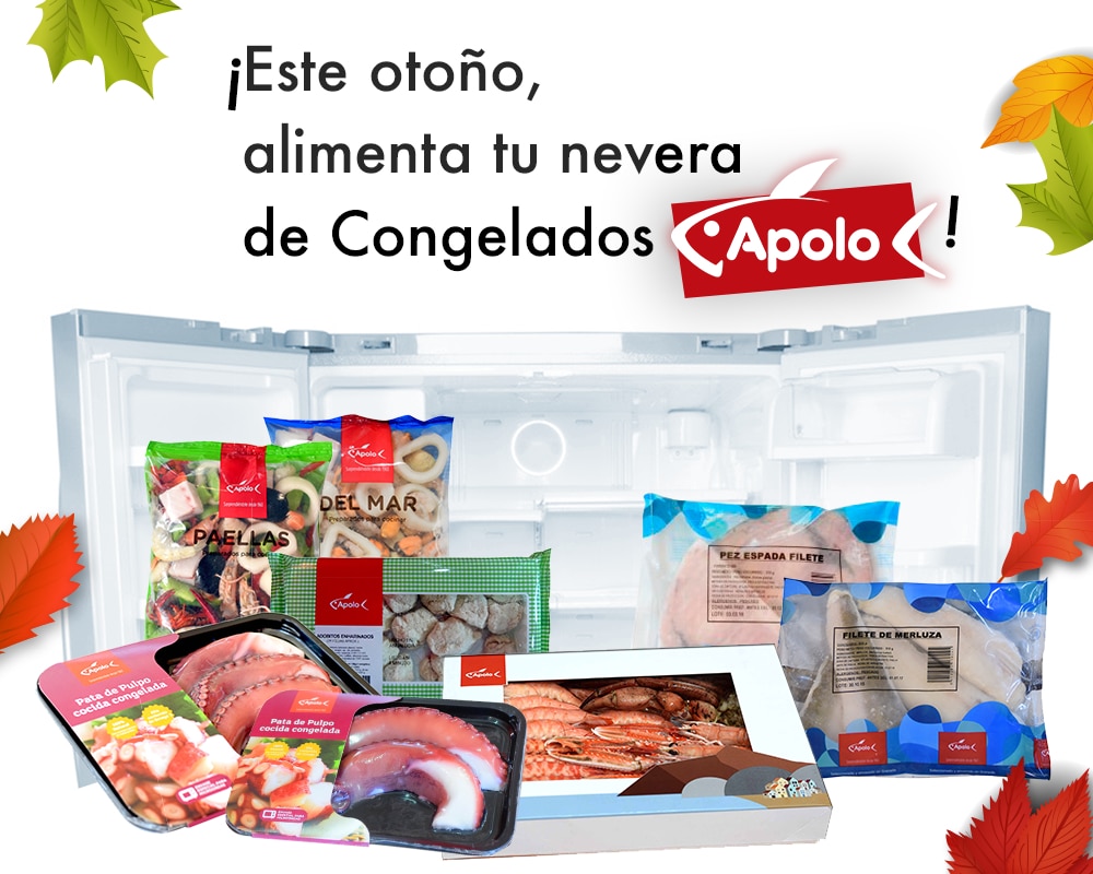 Este otoño alimenta tu nevera con productos congelados Apolo