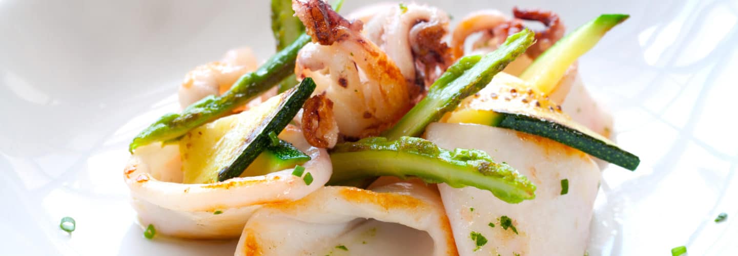 Plancha valor nutricional calamar