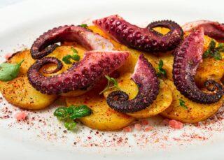 Pulpo Con Patatas Al Horno