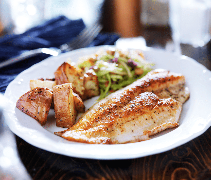 Pescado Tilapia Plato Preparado