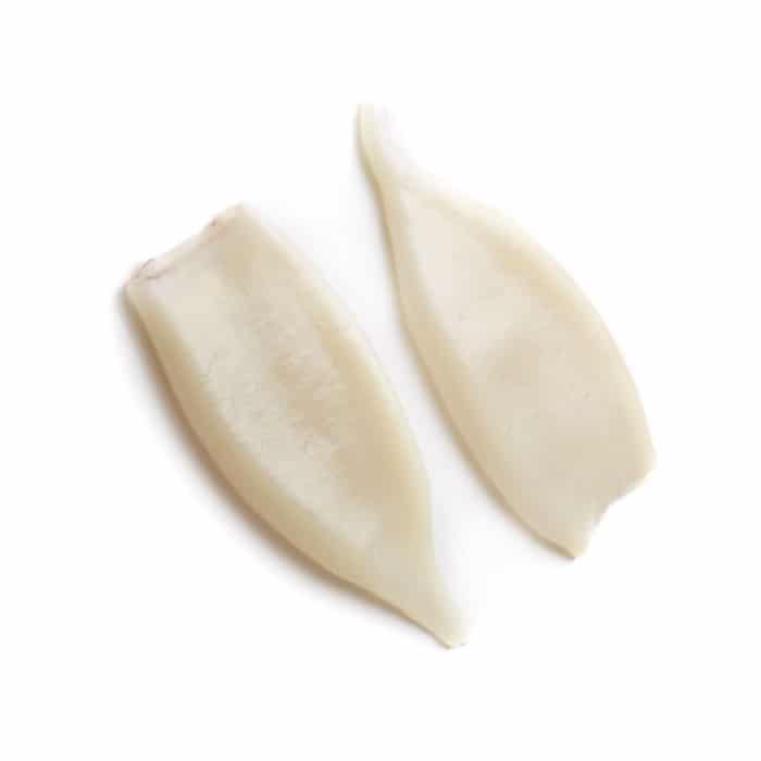 Tubo de potón crudo