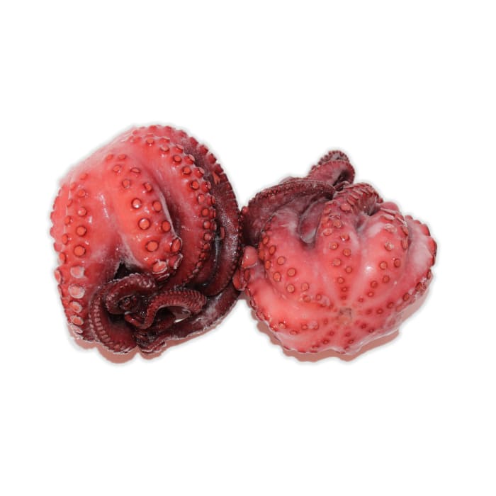 Pulpo en flor cocido