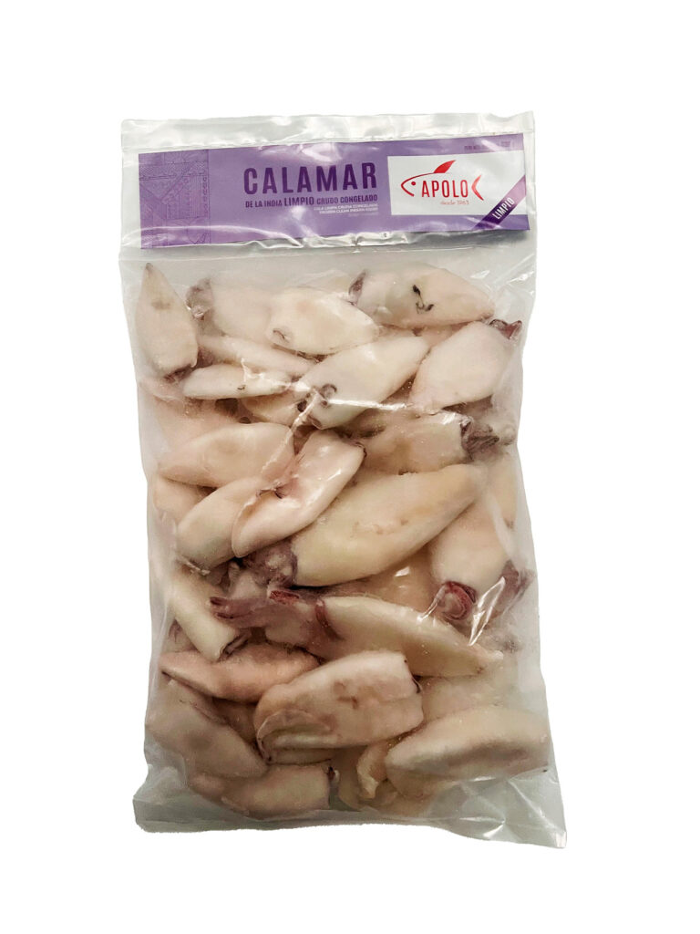 Calamar de la India limpio