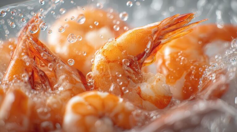 cómo cocer gambas congeladas