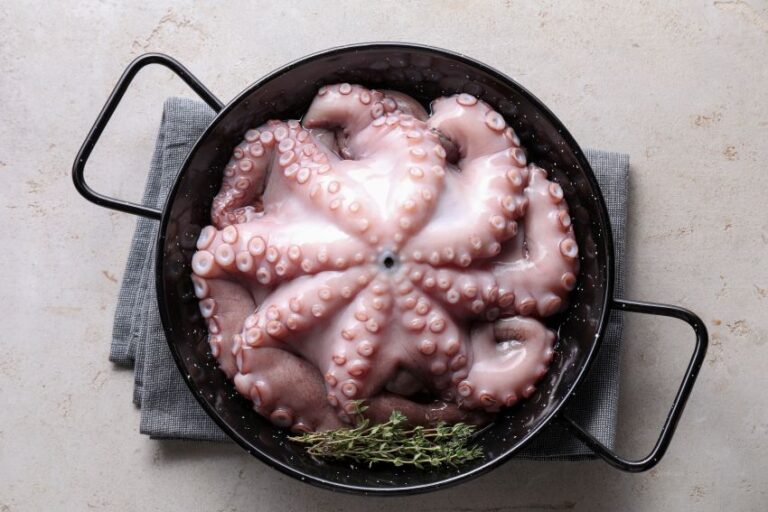 cómo calentar el pulpo cocido