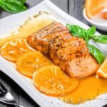 salmón a la naranja